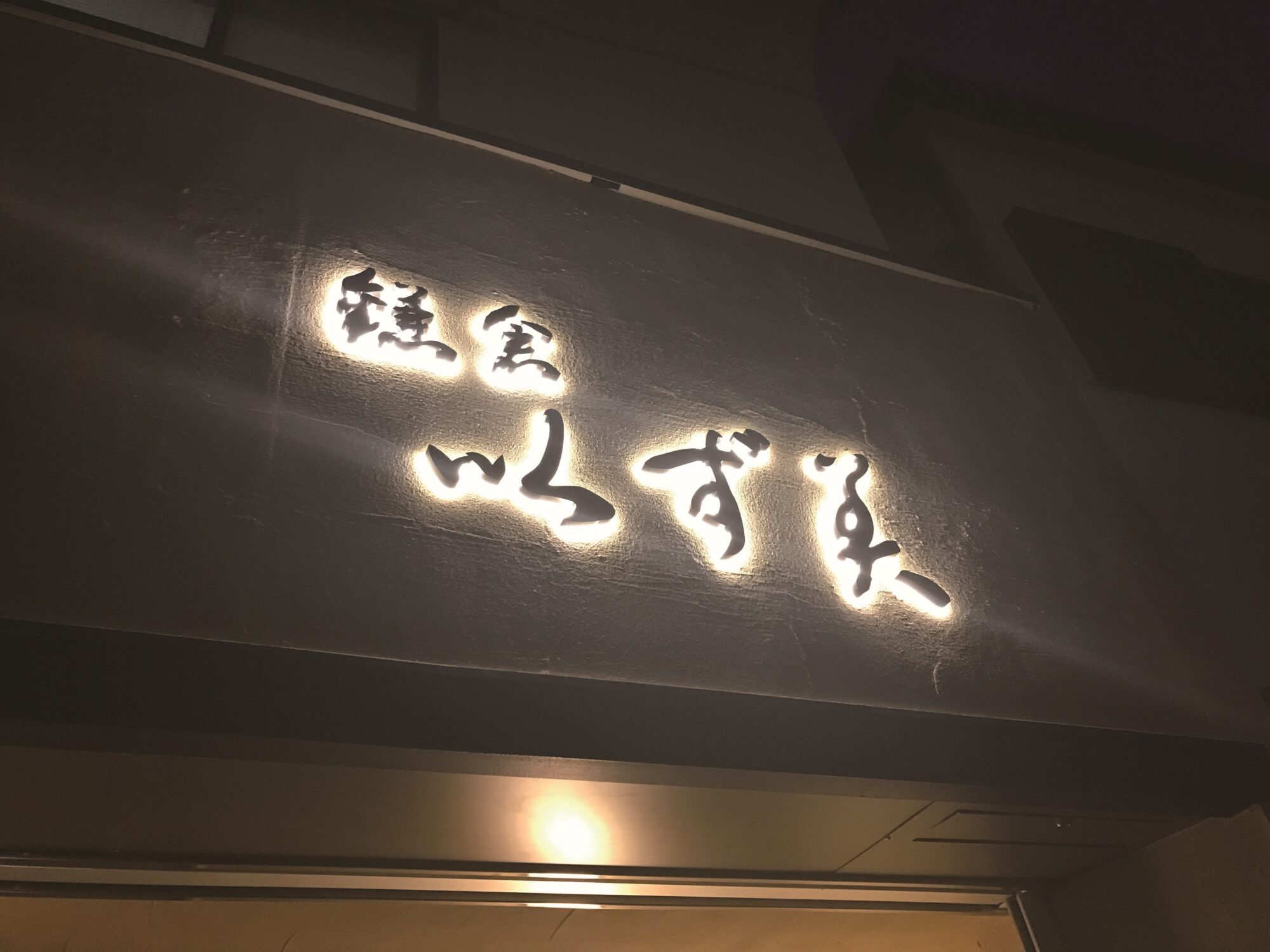内照箱文字サイン